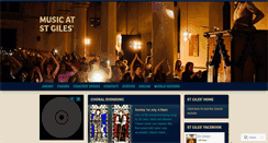 Desktop Screenshot of musicatstgiles.com
