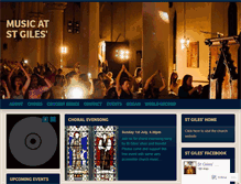 Tablet Screenshot of musicatstgiles.com